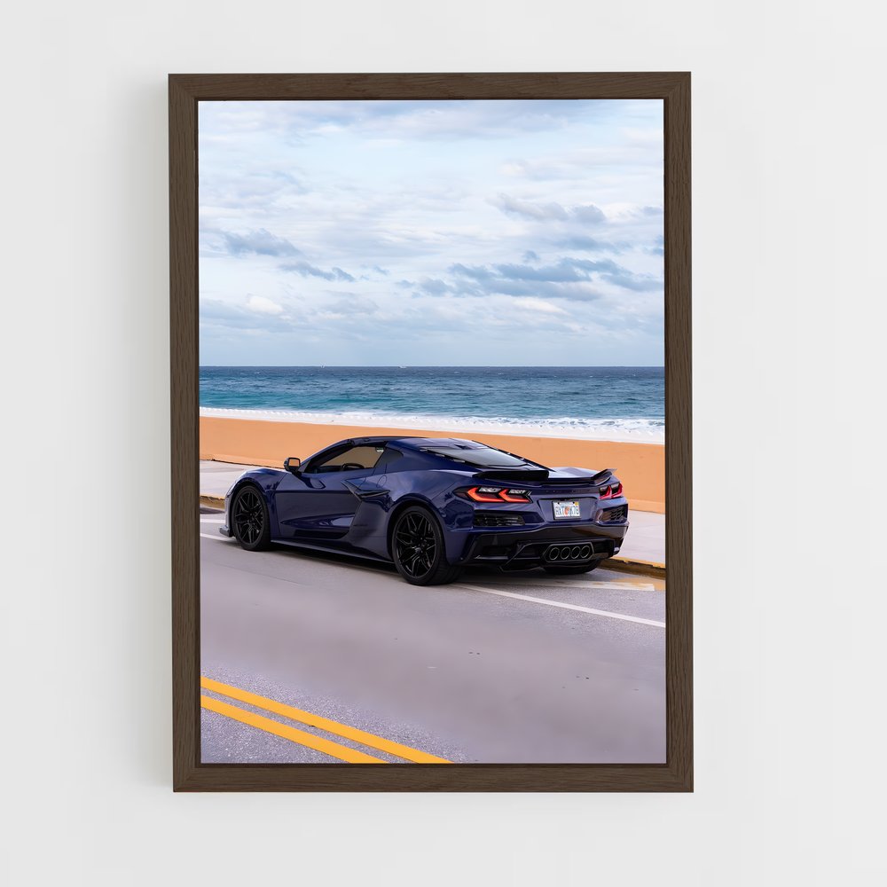 Poster Corvette en Fête – affiche Chevrolet (vue 5)